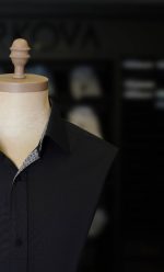 پیراهن قاپک افسری مشکی مارکووا مدل P16 - تصویر 2