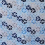 پیراهن طرح ستاره هندسی مثلث رنگی آبی مارکووا p13 - تصویر 5