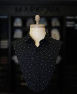 پیراهن طرح گل و نقطه مشکی مارکووا p02